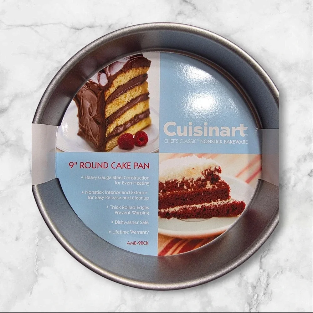 Cuisinart 9-Inch Chef's Classic Nonstick Bakeware Round Cake Pan‎